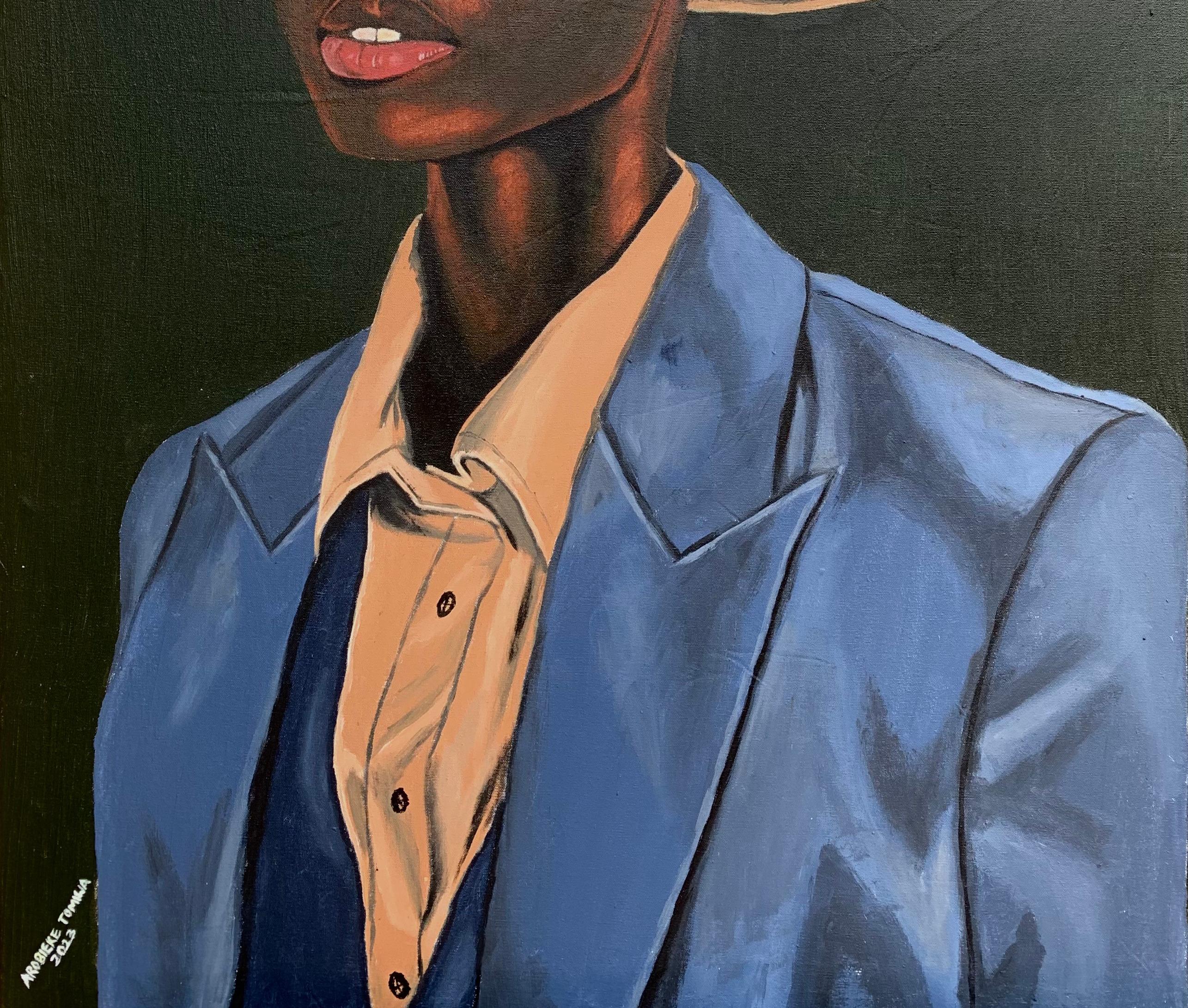 L'amore per se stessi - Painting Contemporaneo di Arobieke Tomiwa