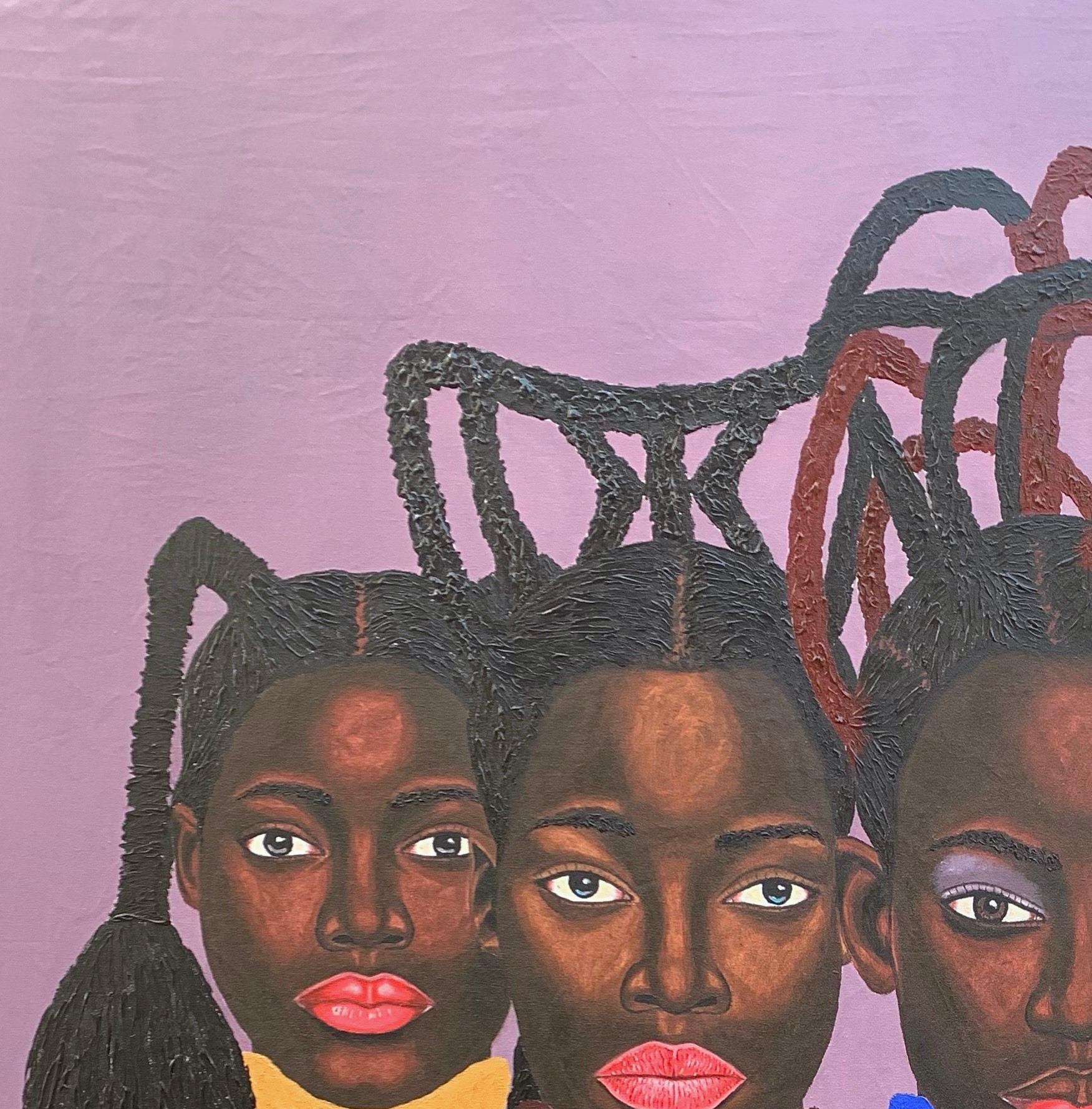 Womanhood - Painting by Arobieke Tomiwa