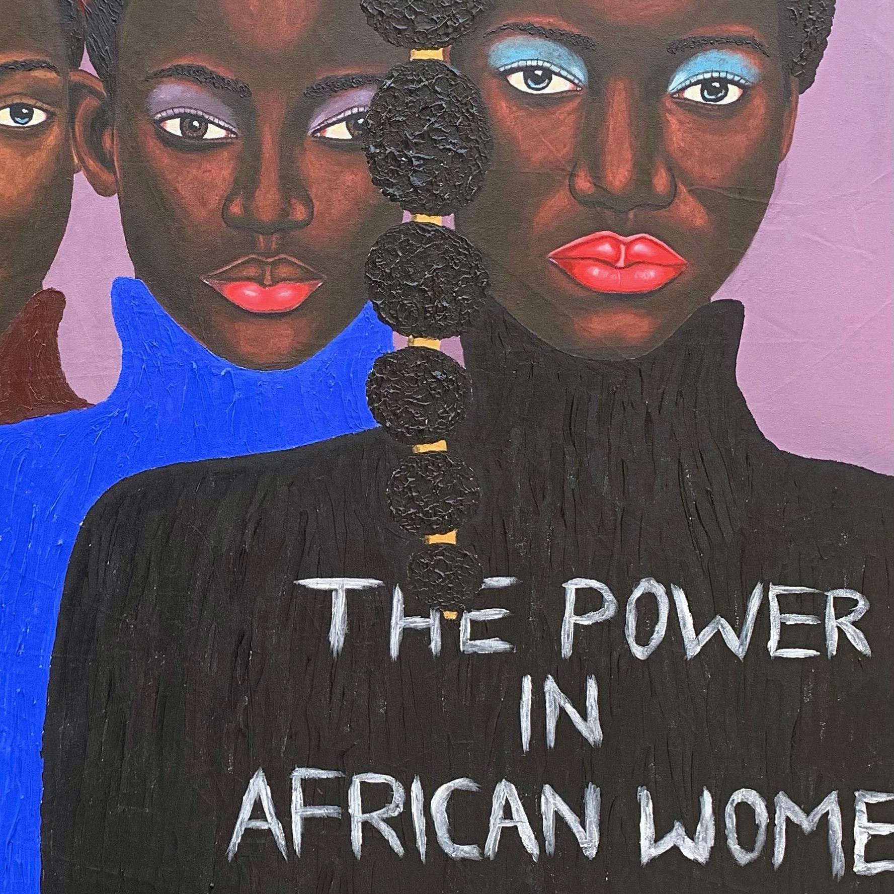 Womanhood is an original acrylic painting by Tomiwa Arobieke. Tomiwa created 