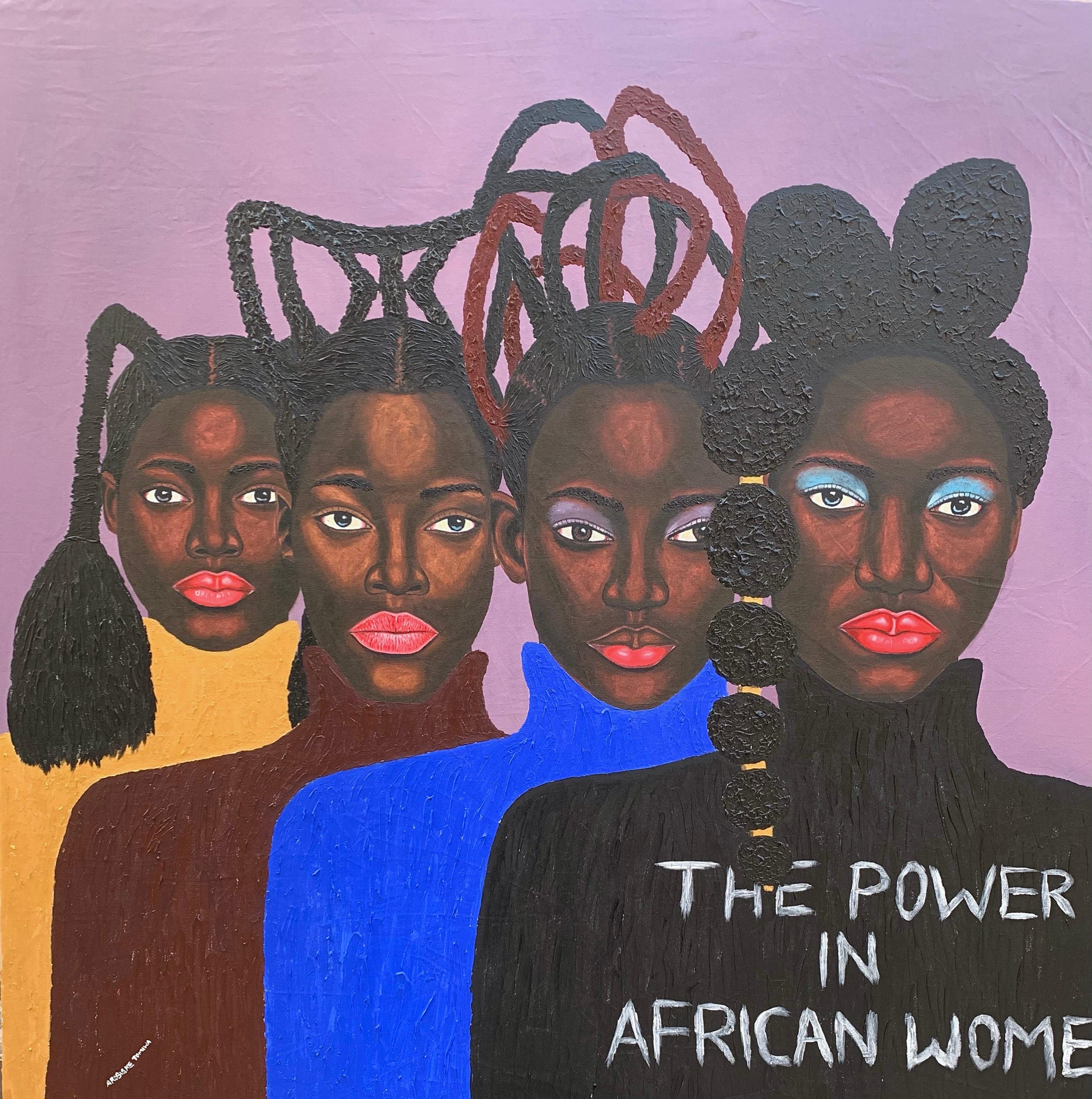 Arobieke Tomiwa Figurative Painting - Womanhood