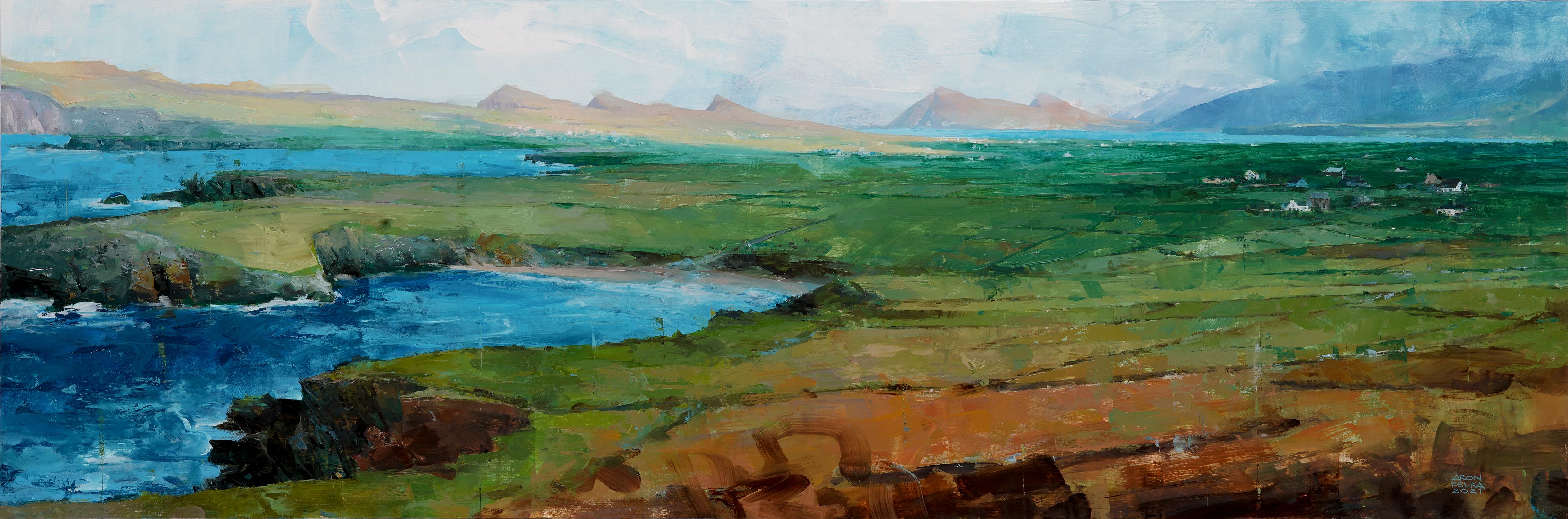 Aron Belka Landscape Painting - Dunurlin / Dún Urlann