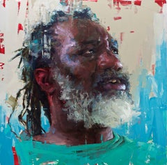 "George", contemporary original oil painting by Aron Belka