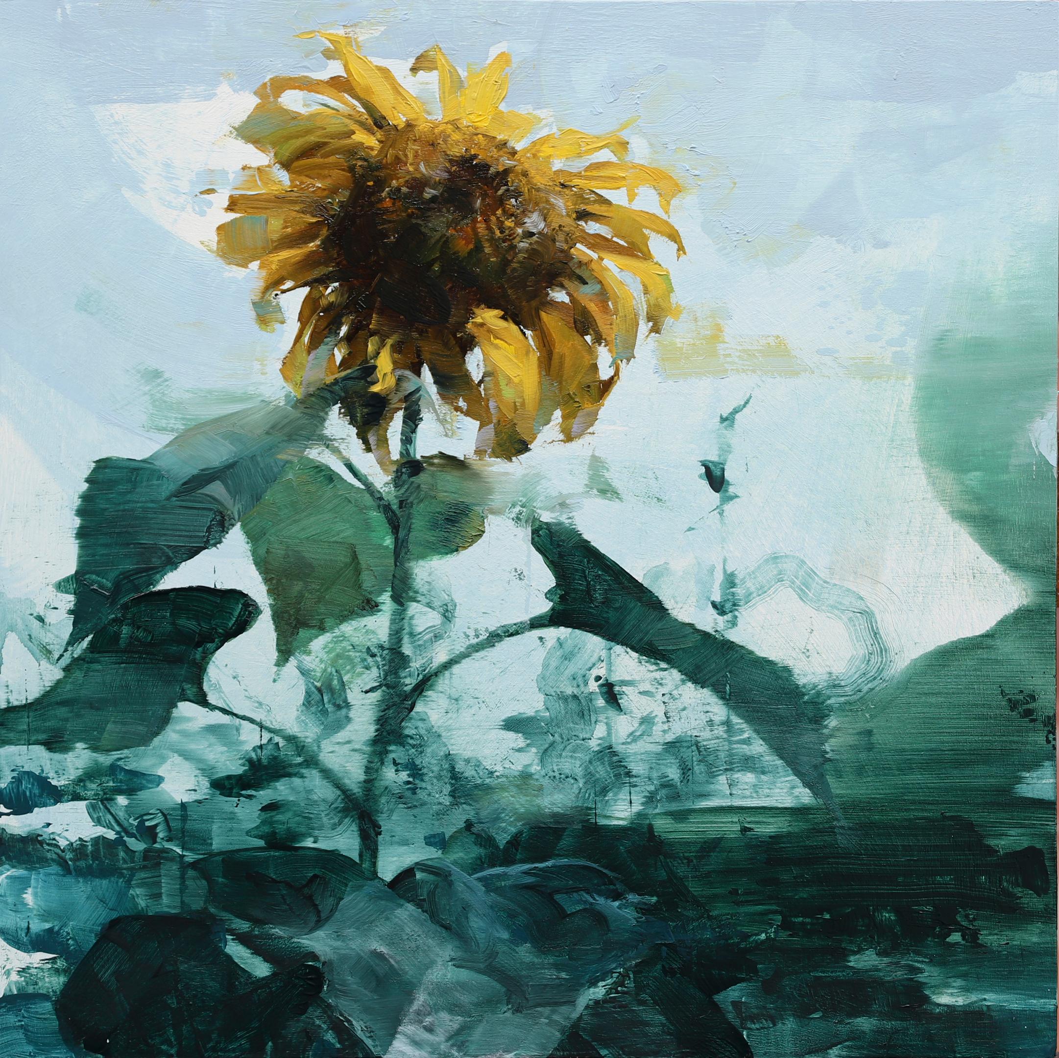 Aron Belka Landscape Painting - Sunflower Series #1
