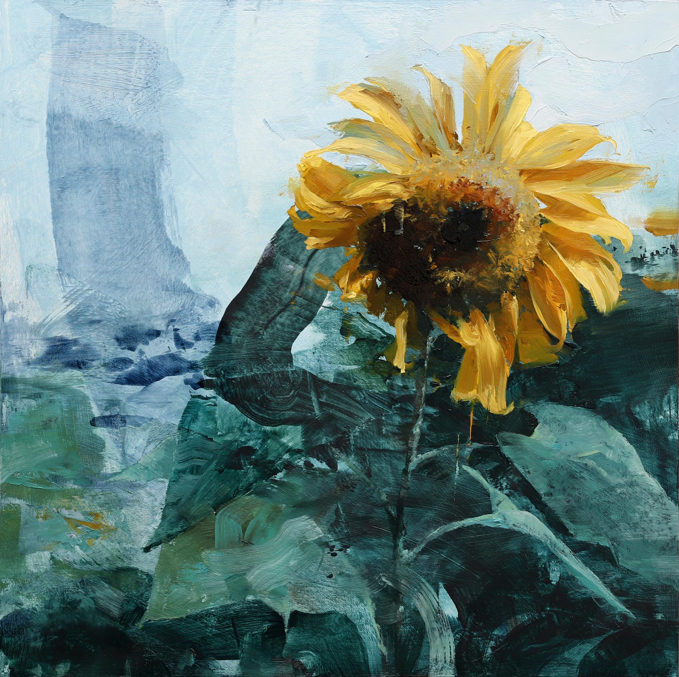 Aron Belka Landscape Painting - Sunflower Series #3