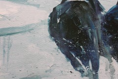 "Gentilly Turn" limited edition fine art print, horses and jockeys