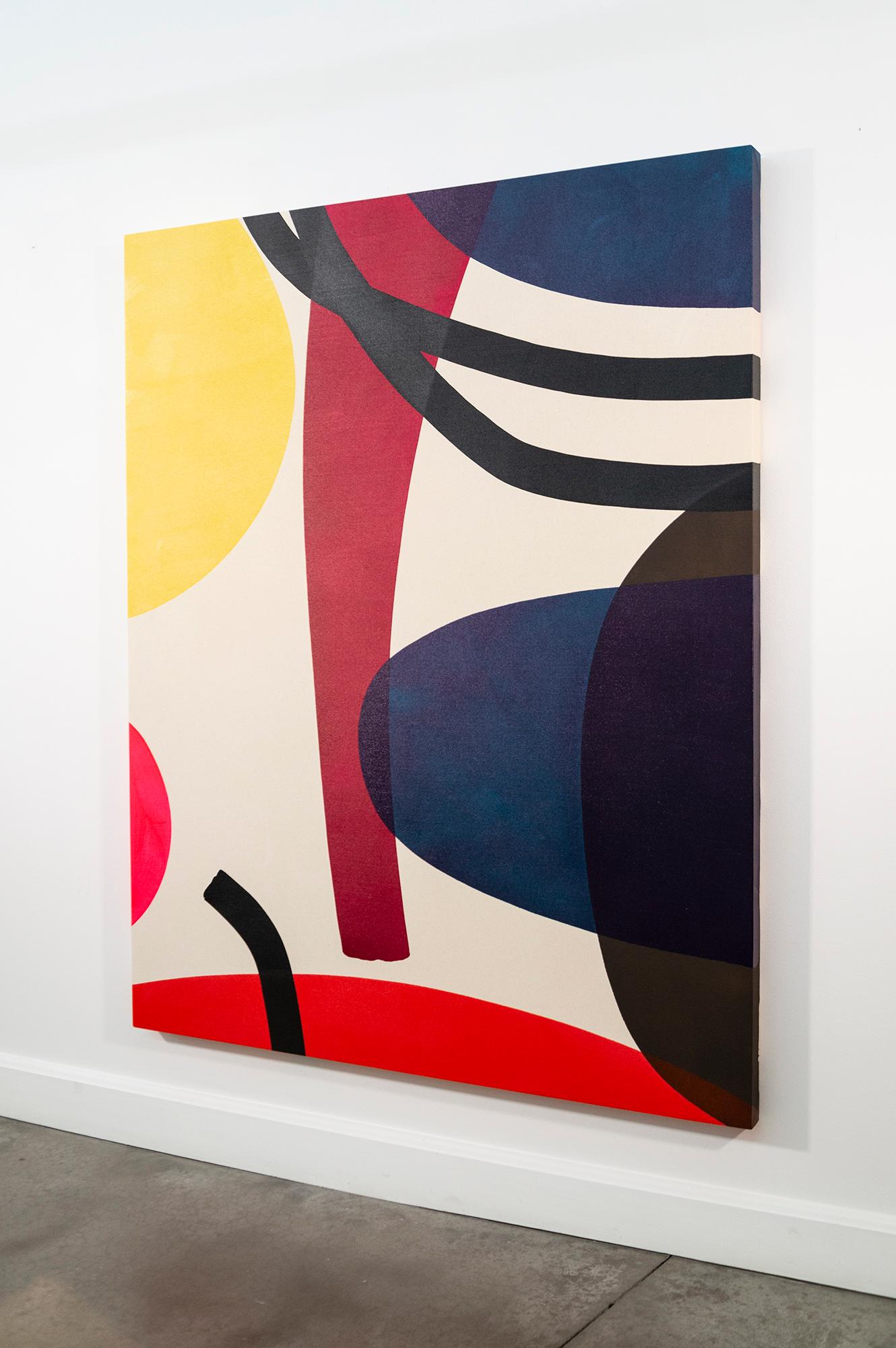 Questo quadro minimalista contemporaneo è opera dell'artista canadese Aron Hill.

L'artista di Calgary Aron Hill è noto per le sue immagini audaci, le linee pulite e la tavolozza colorata. Il loro approccio alle opere contemporanee minimaliste è