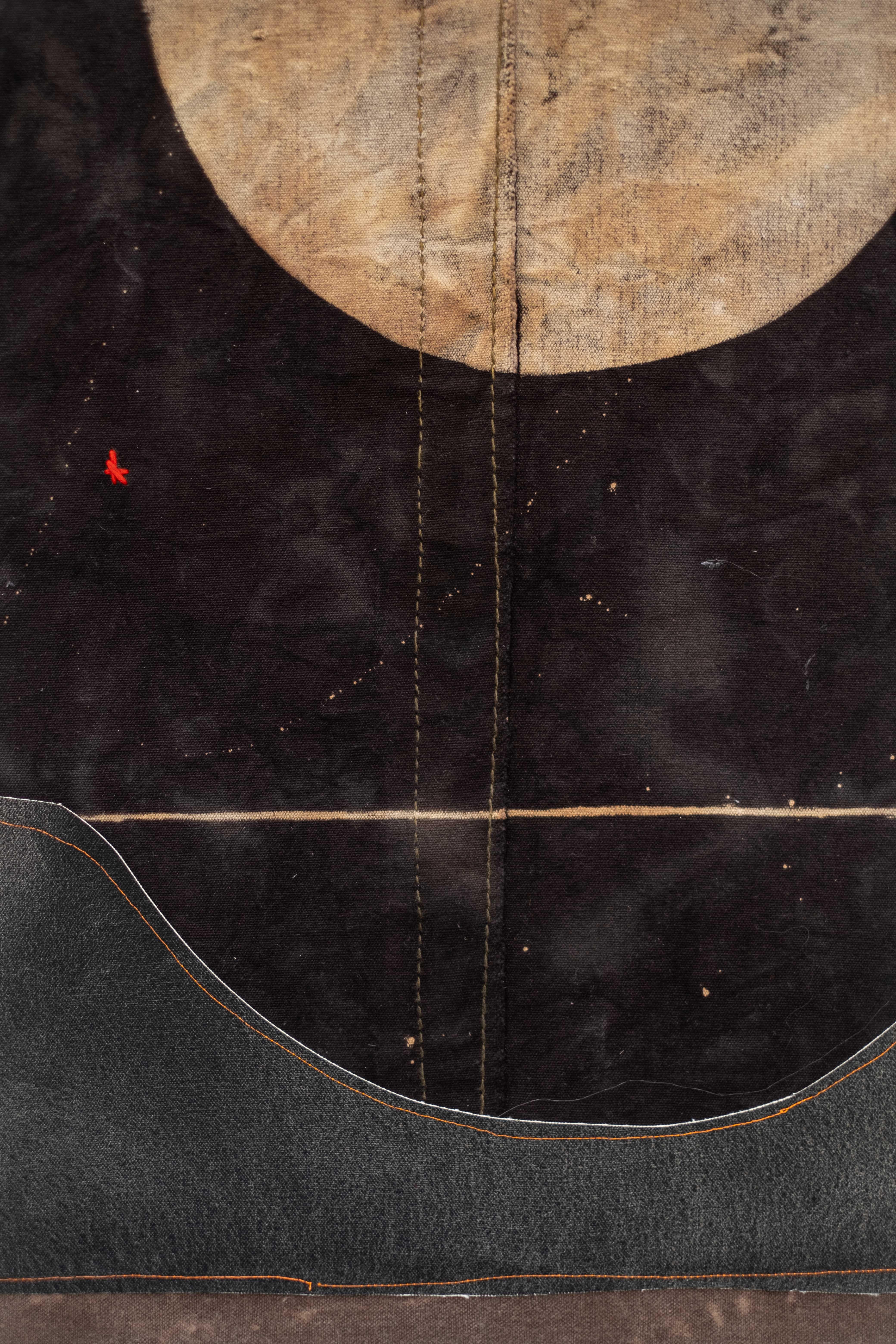 Arco di accesso all'aldilà - collage di forme, acrilico e inchiostro su tela in vendita 2