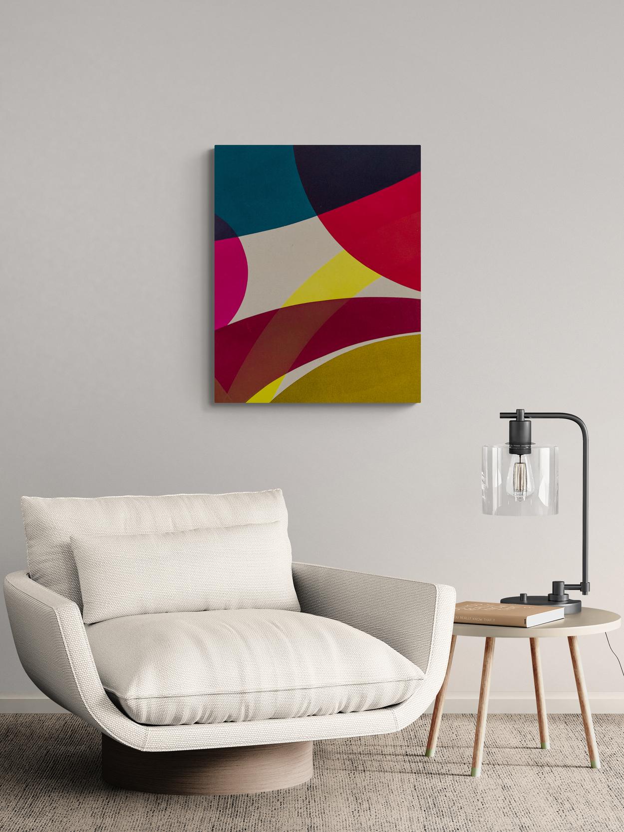 Colour Study 1 - minimalista, contemporaneo, astratto, acrilico su tela in vendita 5