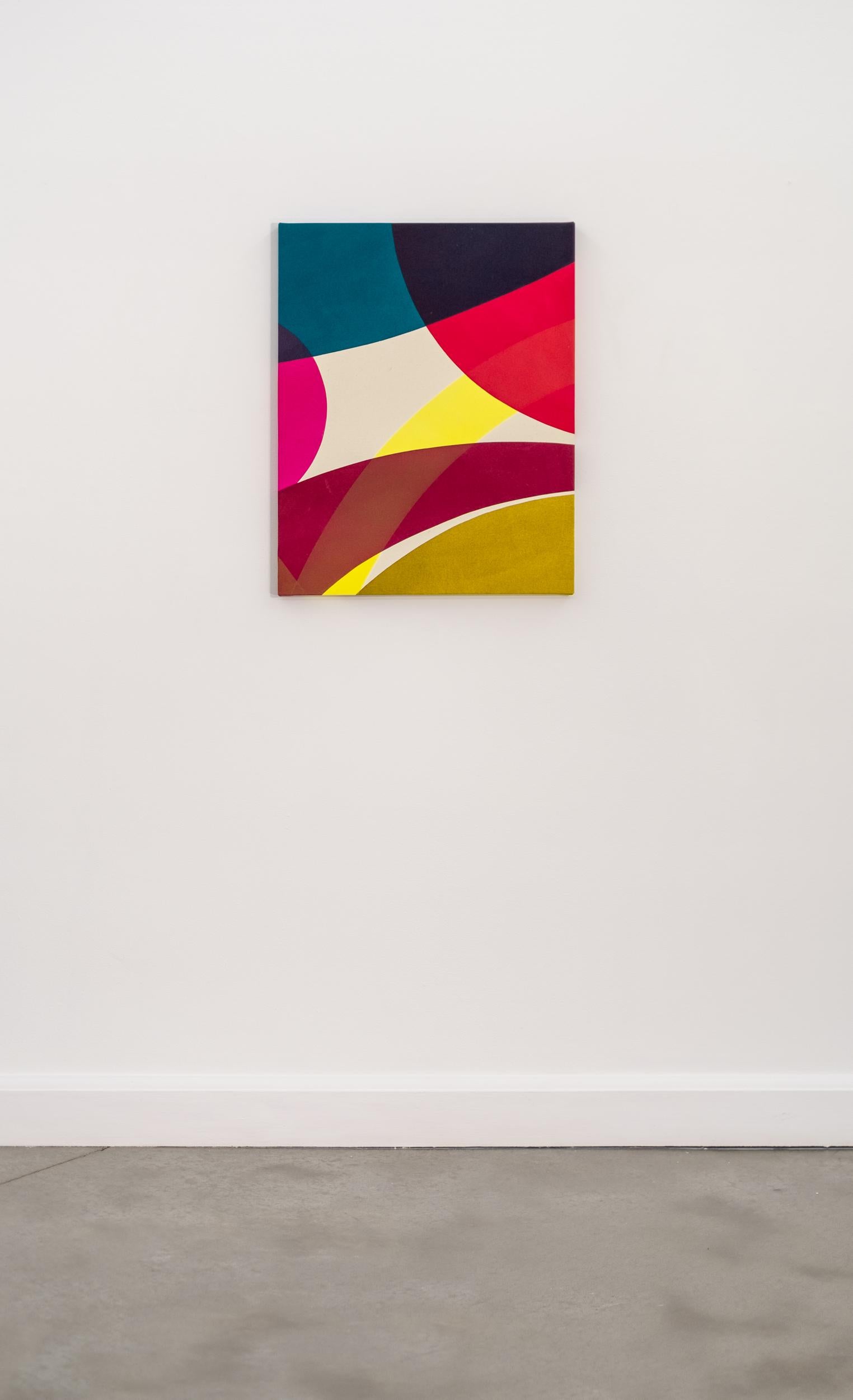 Colour Study 1 - minimalista, contemporaneo, astratto, acrilico su tela - Painting di Aron Hill