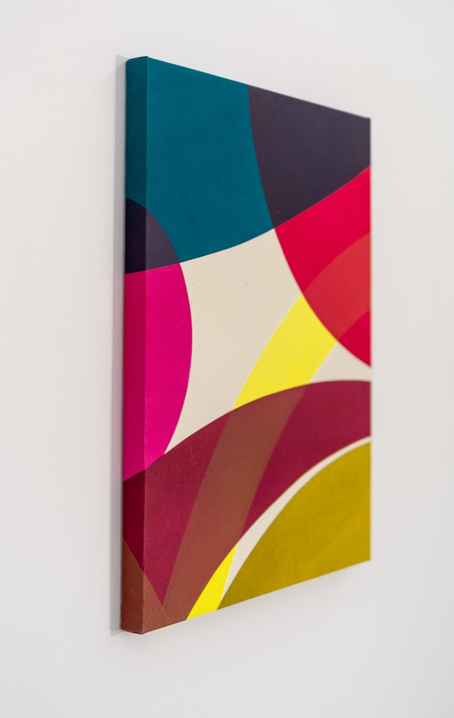 Colour Study 1 - minimalista, contemporaneo, astratto, acrilico su tela - Painting Astratto di Aron Hill