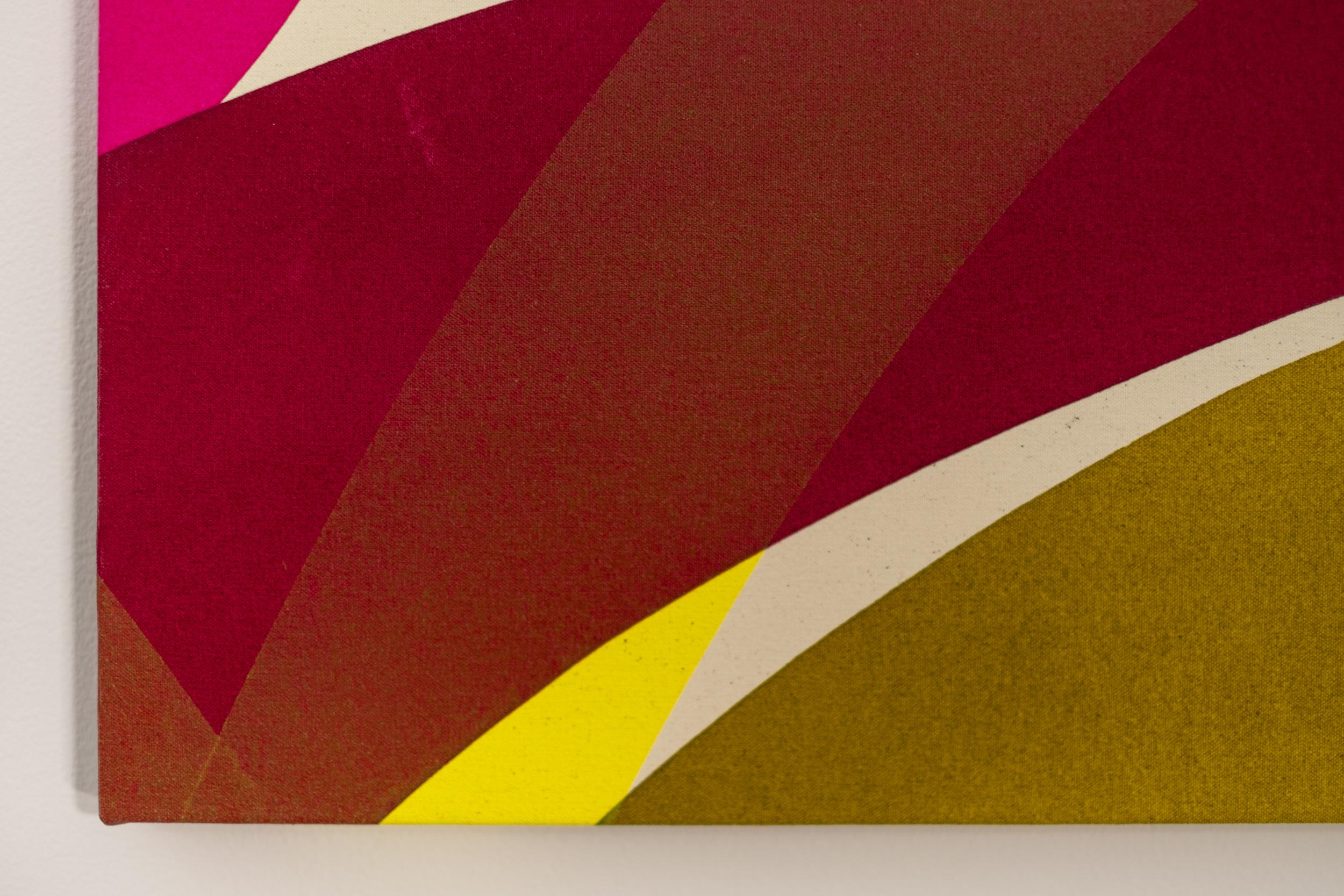 I caratteristici dipinti minimalisti e colorati di Aron Hill si ispirano al movimento artistico modernista.
 
I lavori in campo cromatico di Aron Hill mostrano il loro senso intuitivo del colore e un profondo rispetto per la forma dinamica di