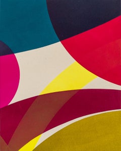 Colour Study 1 - minimalista, contemporaneo, astratto, acrilico su tela