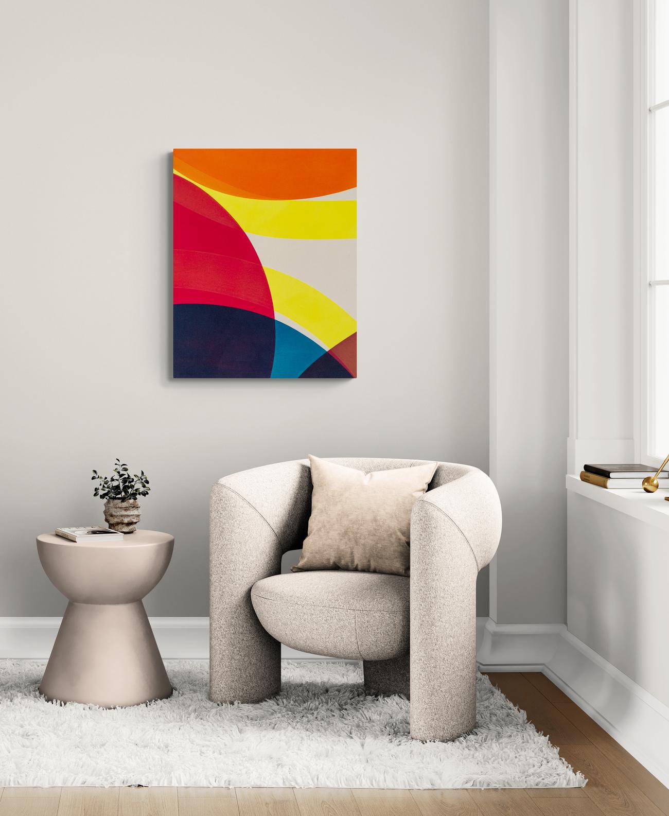 Colour Study 2 - minimalista, contemporaneo, astratto, acrilico su tela in vendita 5