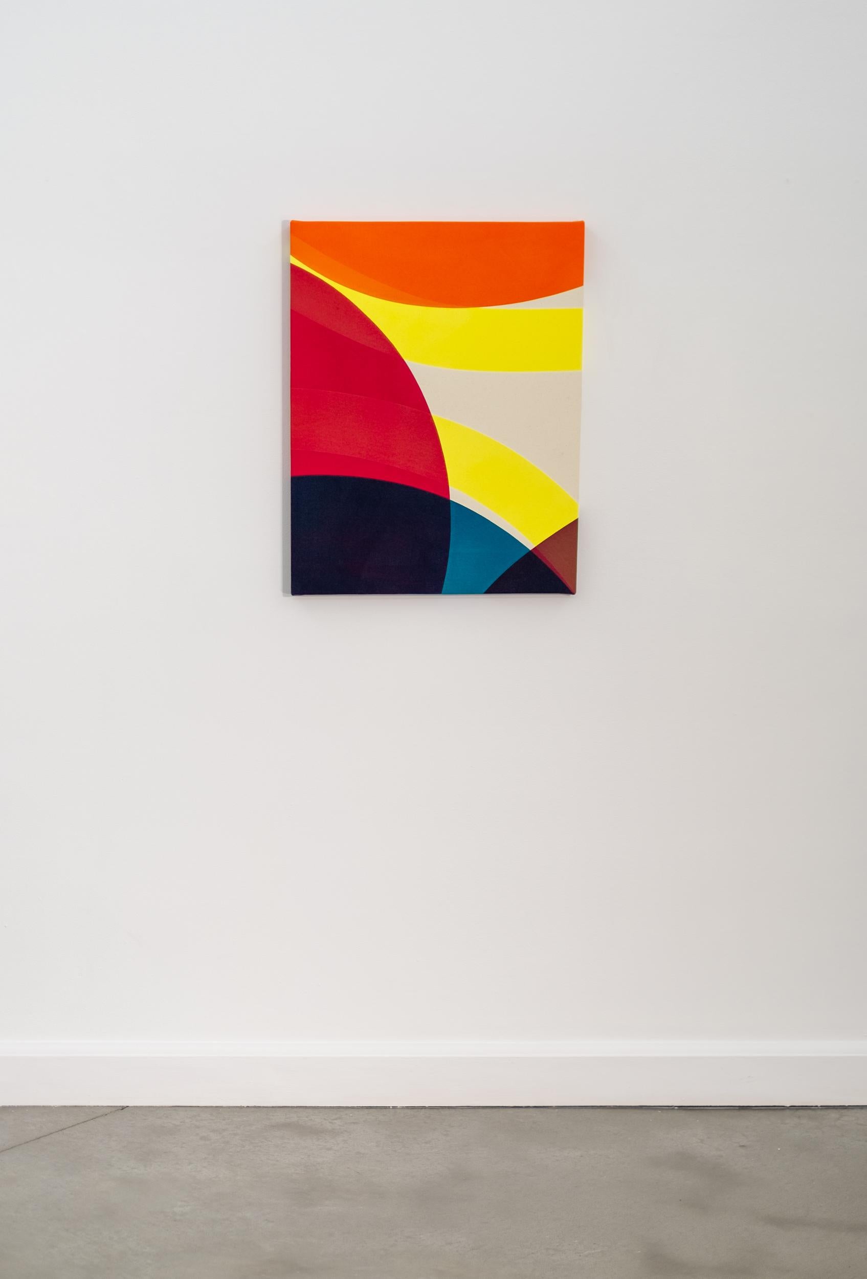 Colour Study 2 - minimalista, contemporaneo, astratto, acrilico su tela - Painting di Aron Hill