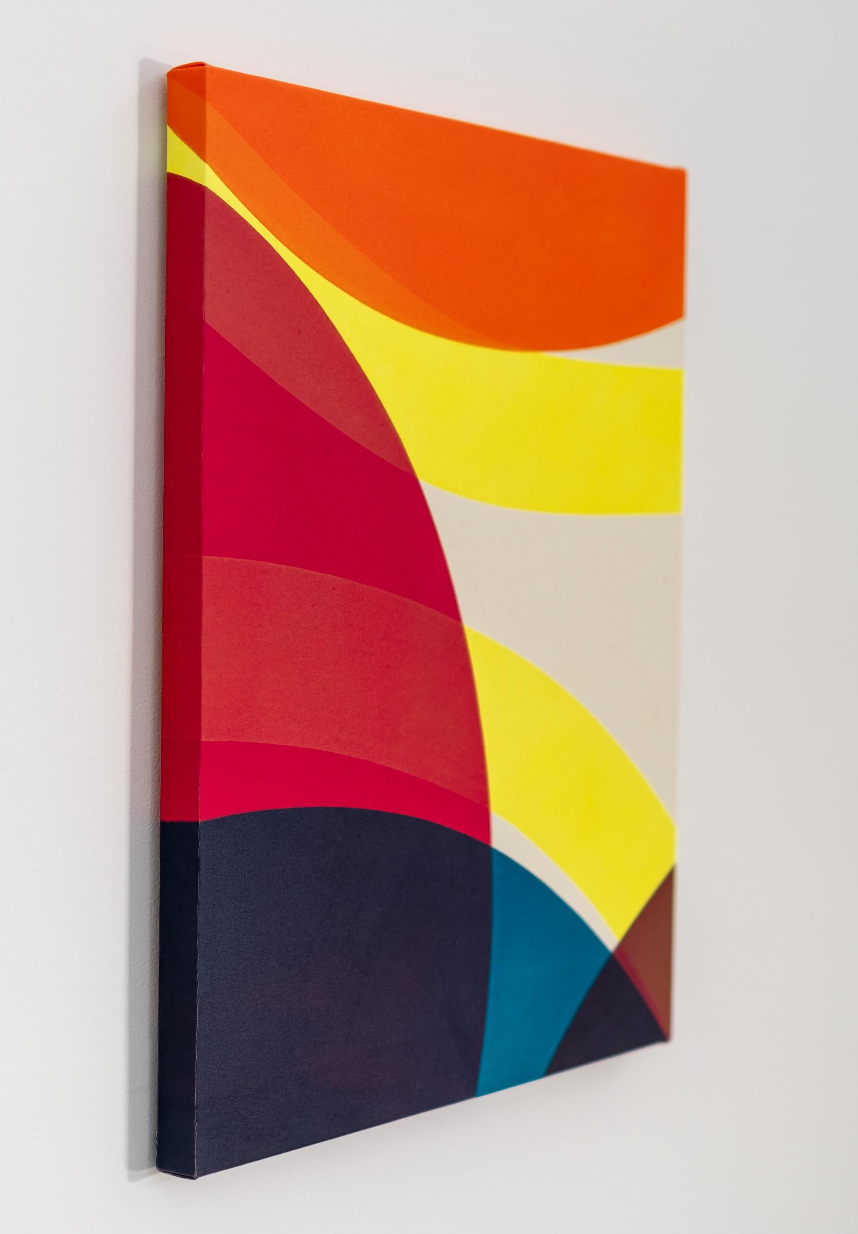 Colour Study 2 - minimalista, contemporaneo, astratto, acrilico su tela - Painting Astratto di Aron Hill