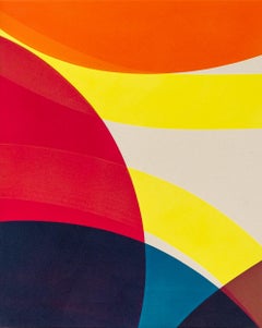 Colour Study 2 - minimalista, contemporaneo, astratto, acrilico su tela