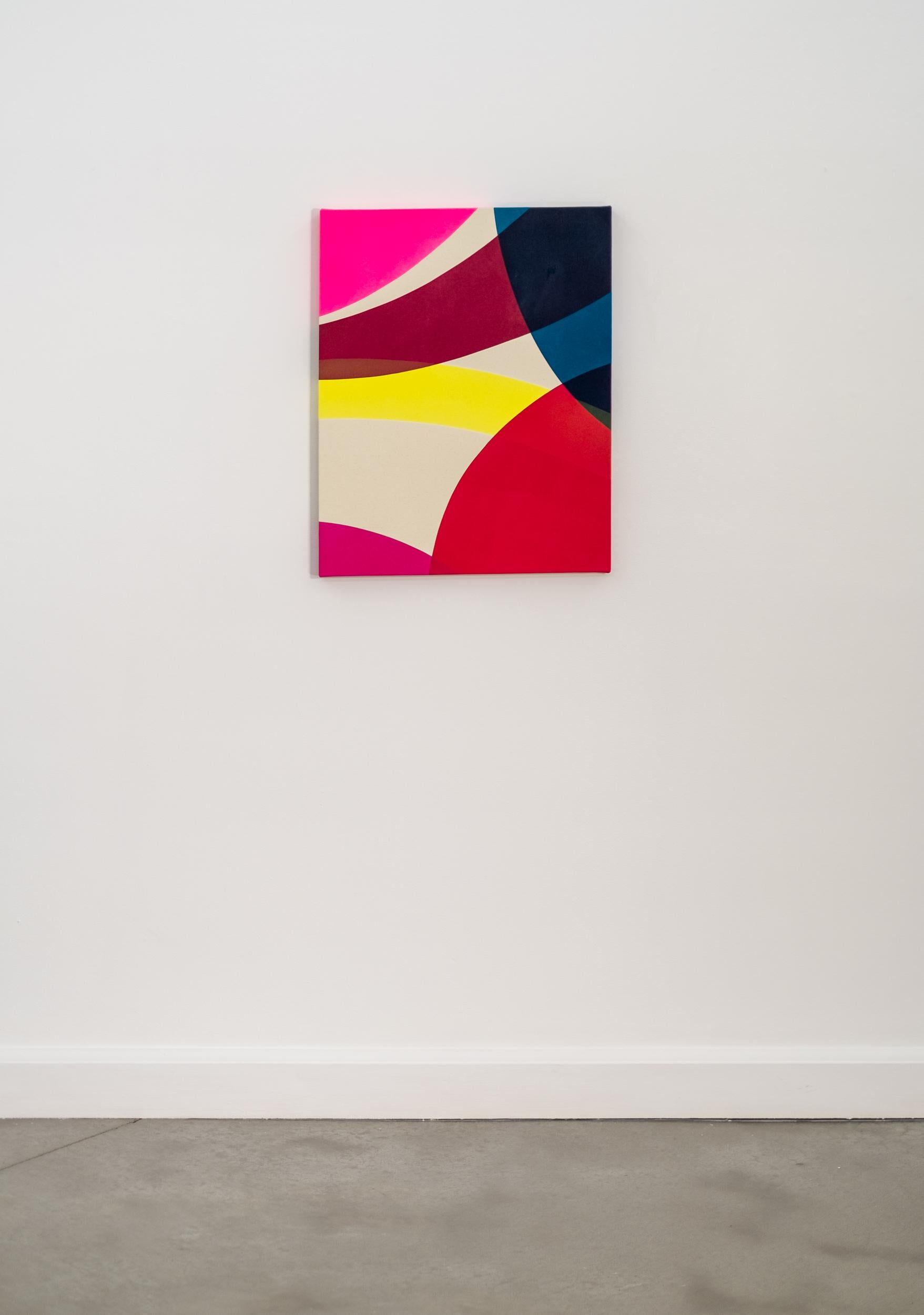 Colour Study 3 - minimalista, contemporaneo, astratto, acrilico su tela - Painting Astratto di Aron Hill