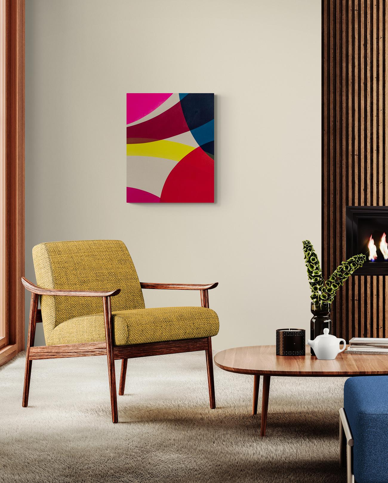 Colour Study 3 - minimalista, contemporaneo, astratto, acrilico su tela in vendita 6