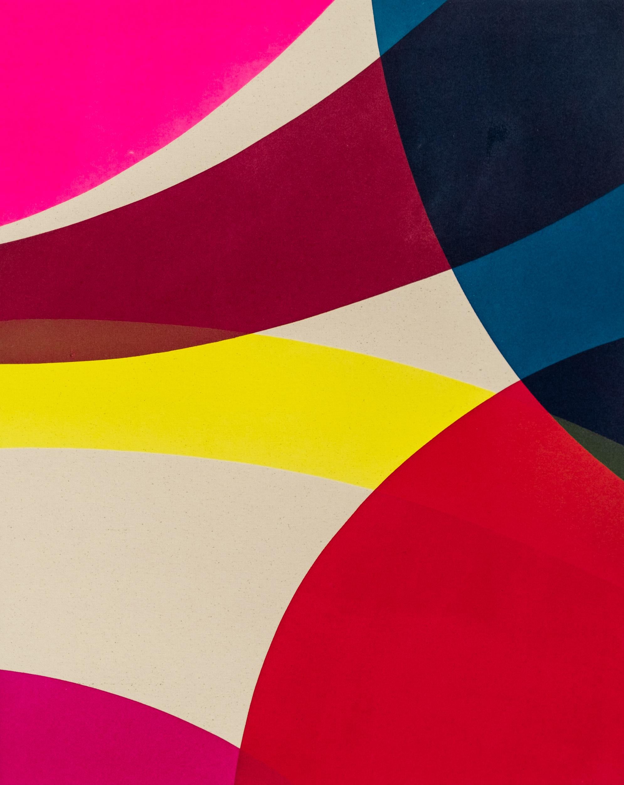 Colour Study 3 - minimalista, contemporaneo, astratto, acrilico su tela