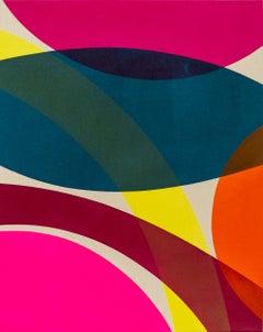 Estudio de color 4 - minimalista, contemporáneo, abstracto, acrílico sobre lienzo