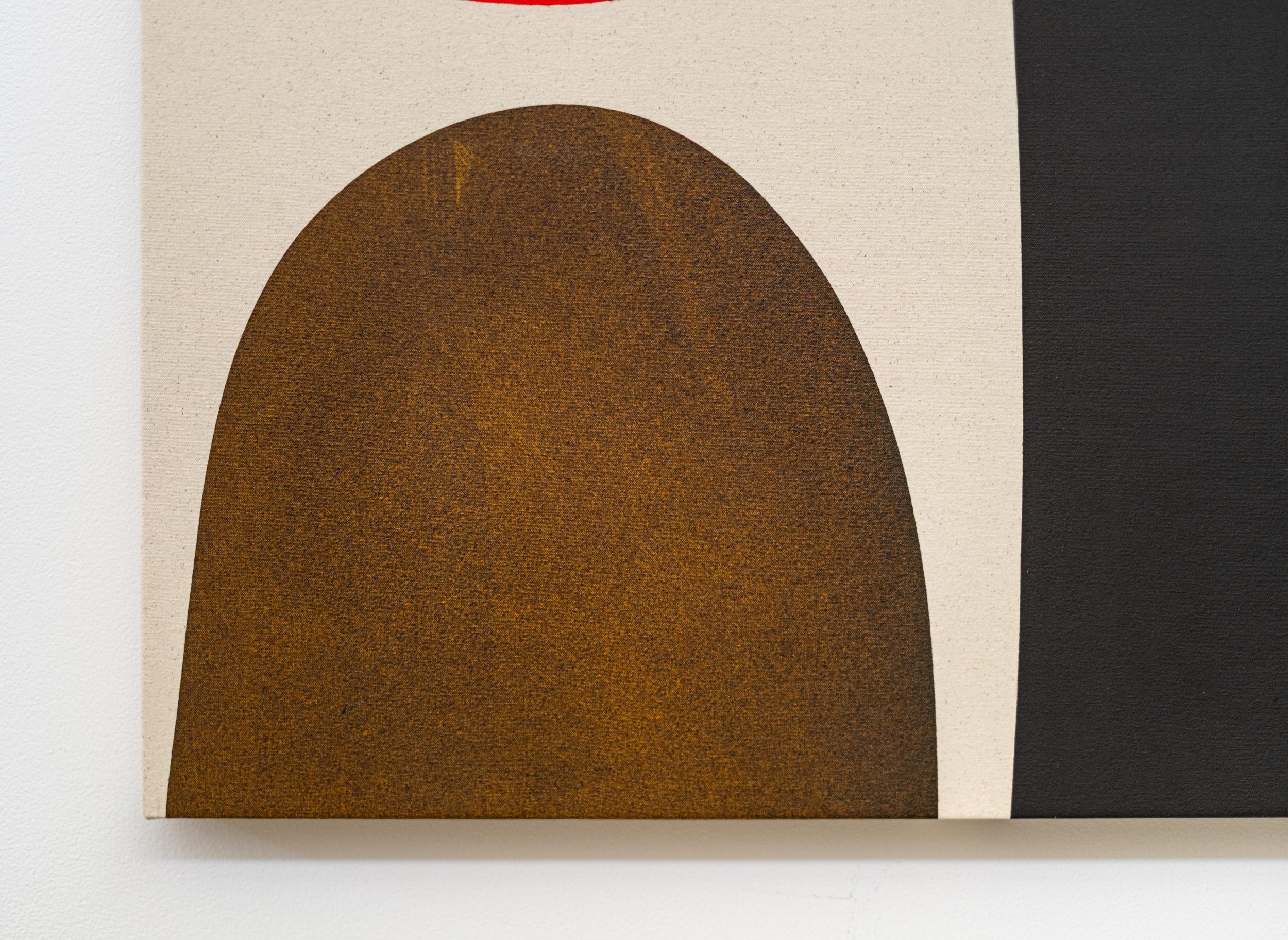 Gardien de la lune - minimaliste, contemporain, abstrait, acrylique sur toile en vente 3