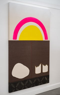 Mountain Passage - colorful, contemporary, abstract landscape, acrylic on canvas