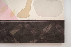 Mule with transparent pack and rocks - colorful, figurative, acrylic on canvas