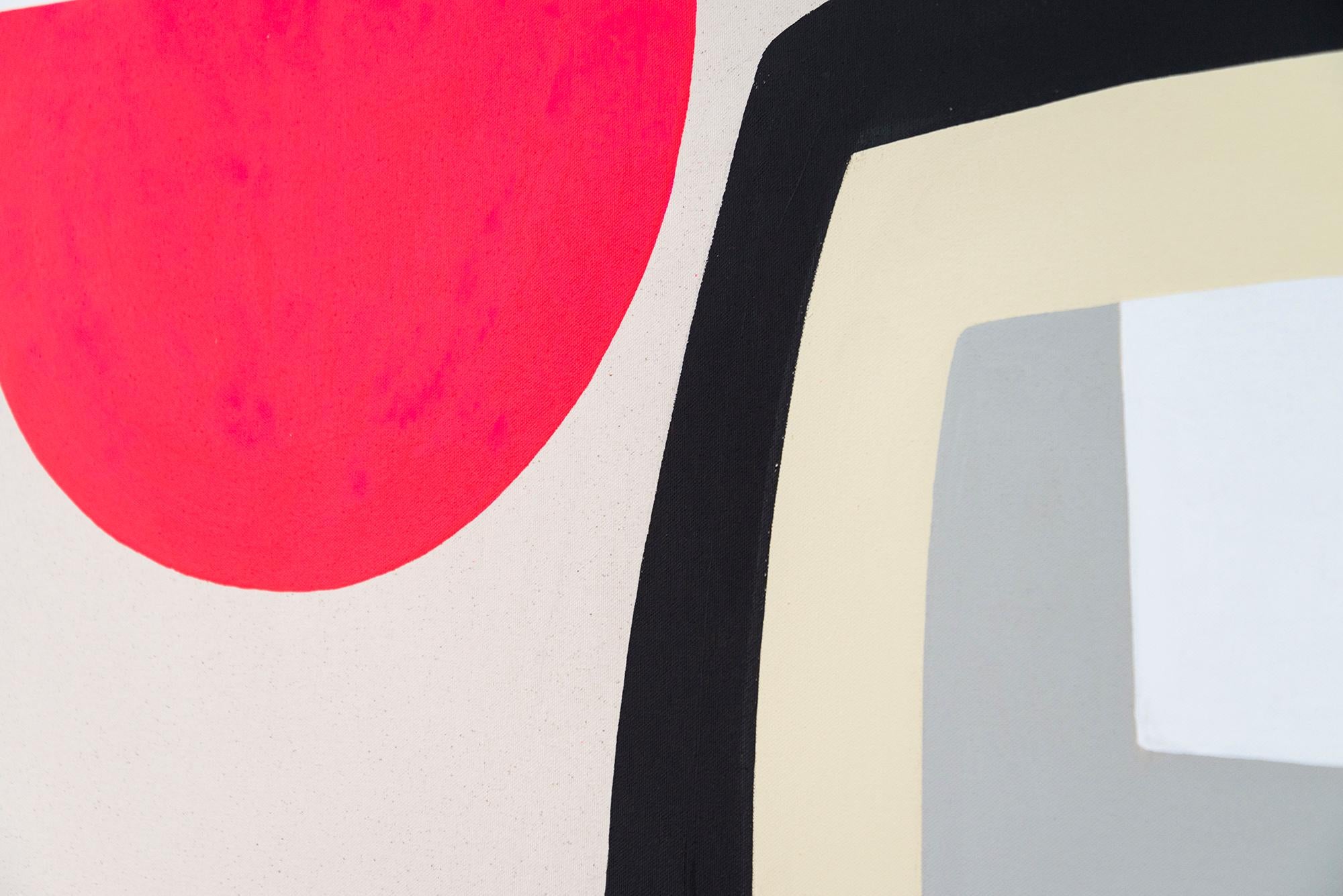 Dos Madres - minimalista, contemporáneo, abstracto, retrato, acrílico sobre lienzo en venta 2