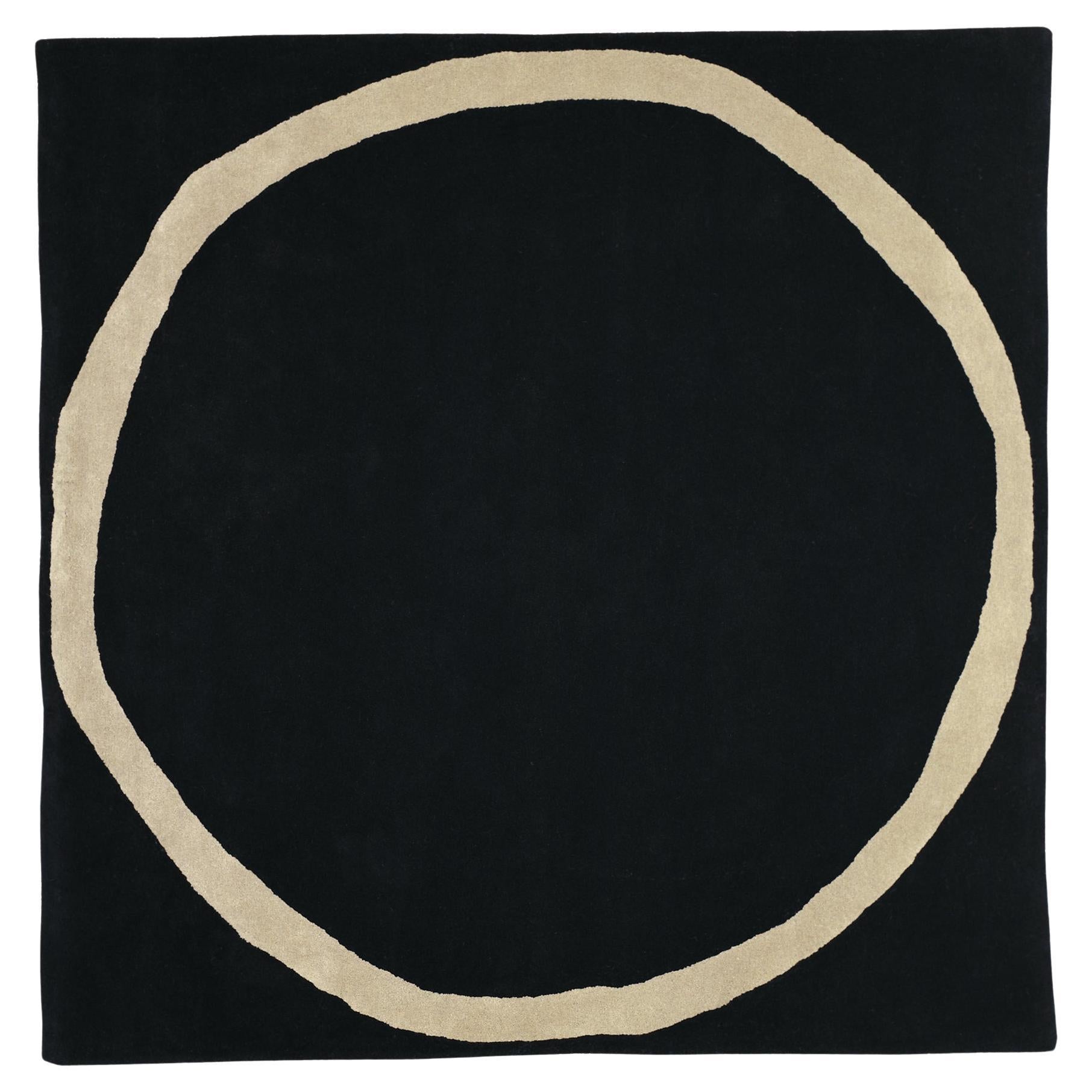 Aros Collection Round 2 Hand-Tufted Large Wool Rug by Nani Marquina in Stock For Sale