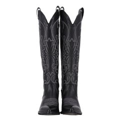 .A.R.O.S.H Embroidered Leather Western Knee-High Boots