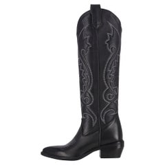 .A.R.O.S.H Embroidered Leather Western Knee-High Boots