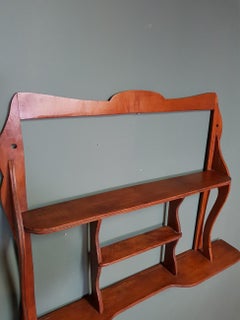 Art Nouveau Wooden Wall Shelf, circa 1900