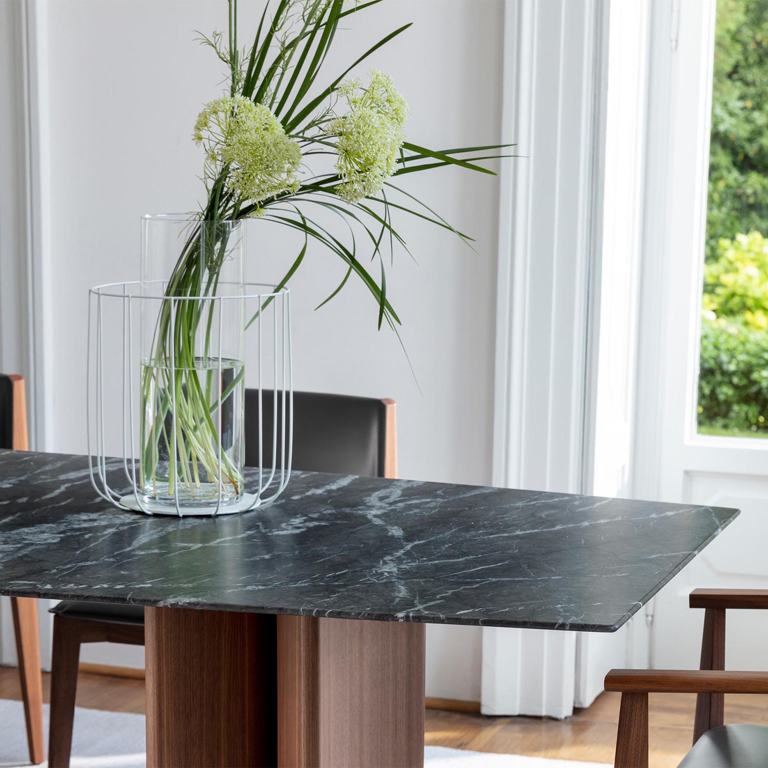Contemporary Around Marble Dining Table For Sale
