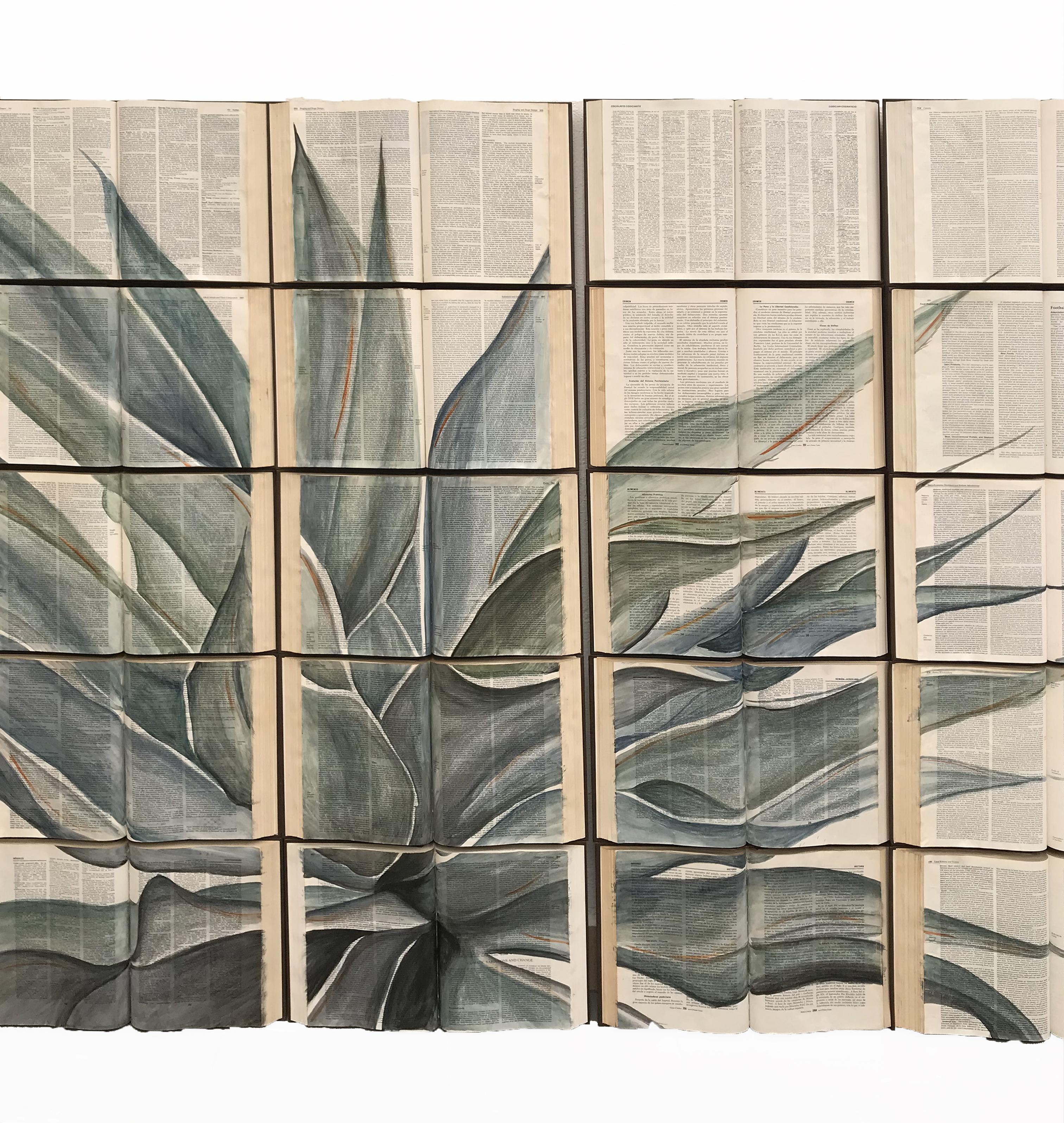 Agave - Belle peinture de plantes préhistoriques 8