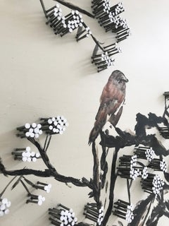 Beautiful Tree Painting With Birds Ideal For Neutral Spaces