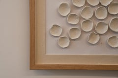 "Las Chalupas" Beautiful Ceramic Neutral Color Wall Art Ideal for Modern Spaces