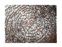 Antique Beautiful Nature Wall Art, detailed tree trunk