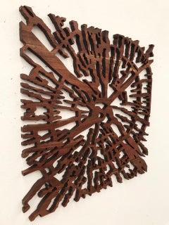 Dendrocronologie, belle sculpture en bois, inspirée par la nature