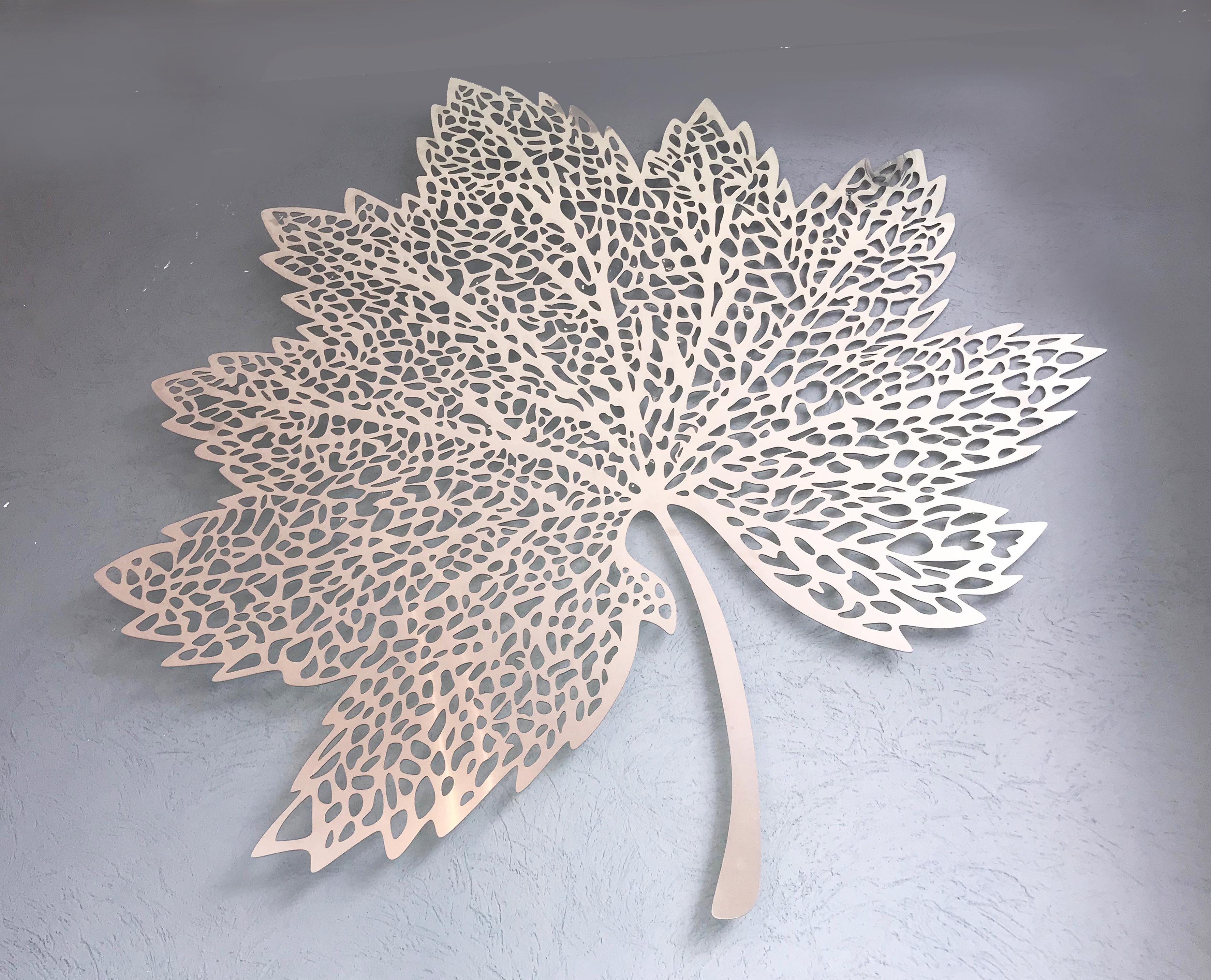 leaf sculpture wall art