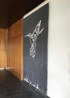 Elegant Handmade Hanging Hummingbird with Outstanding Color Combinations