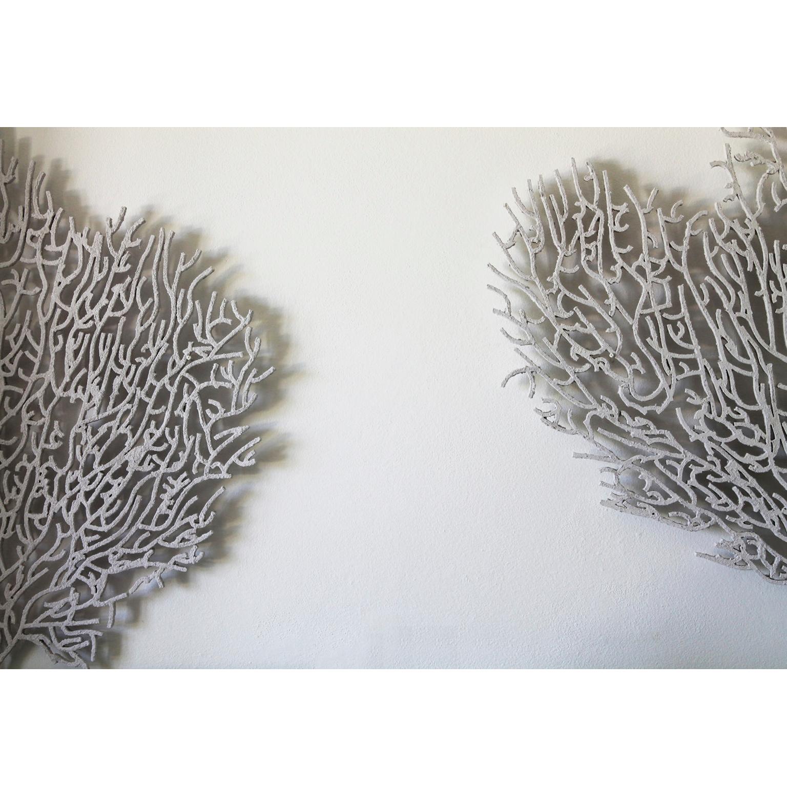 Fine Corals. Organic Sculpture. Natural Textures - Gray Still-Life Sculpture by Arozarena De La Fuente