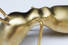 Golden Ant. Decoration Table Sculpture