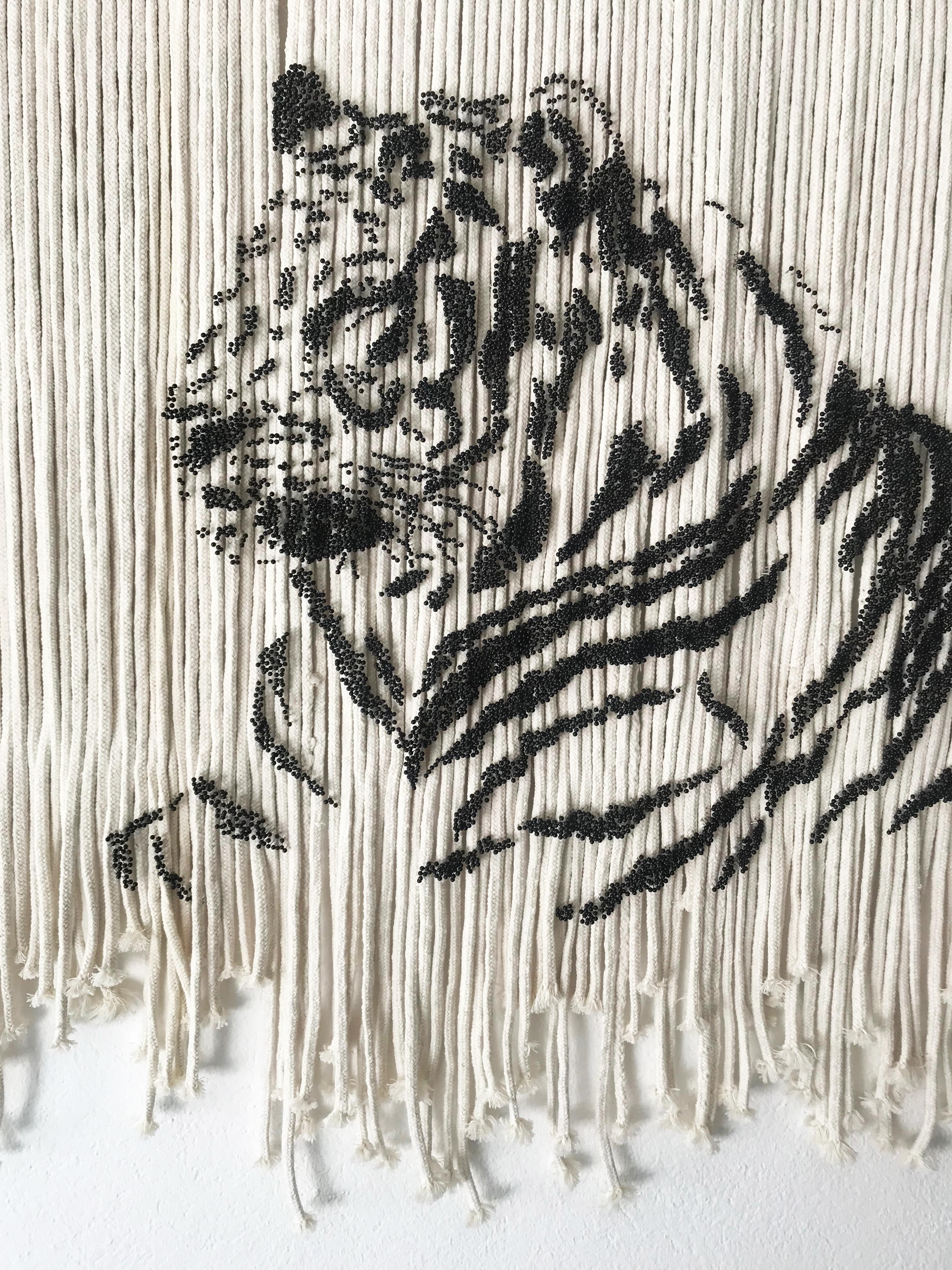 TIGER  Modern Animal Wall Art Sculpture For Hanging on Walls or Cieling For Sale 5