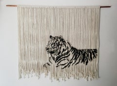 TIGER  Modern Animal Wall Art Sculpture For Hanging on Walls or Cieling