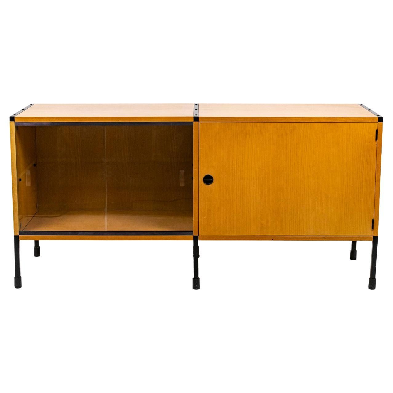 ARP, Sideboard in Ash and Metal, 1950s For Sale
