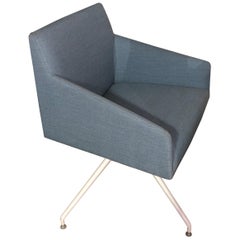 Arper Saari Blue Armchair