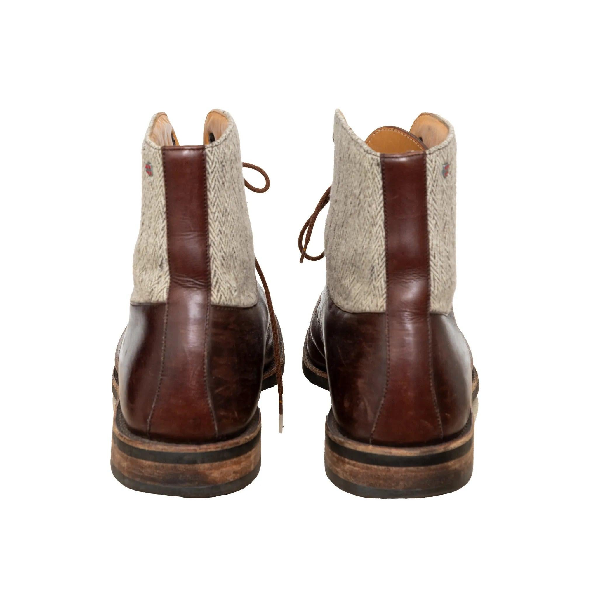 Uomo Scarpe alte in pelle Arpin - Anni '10 in vendita