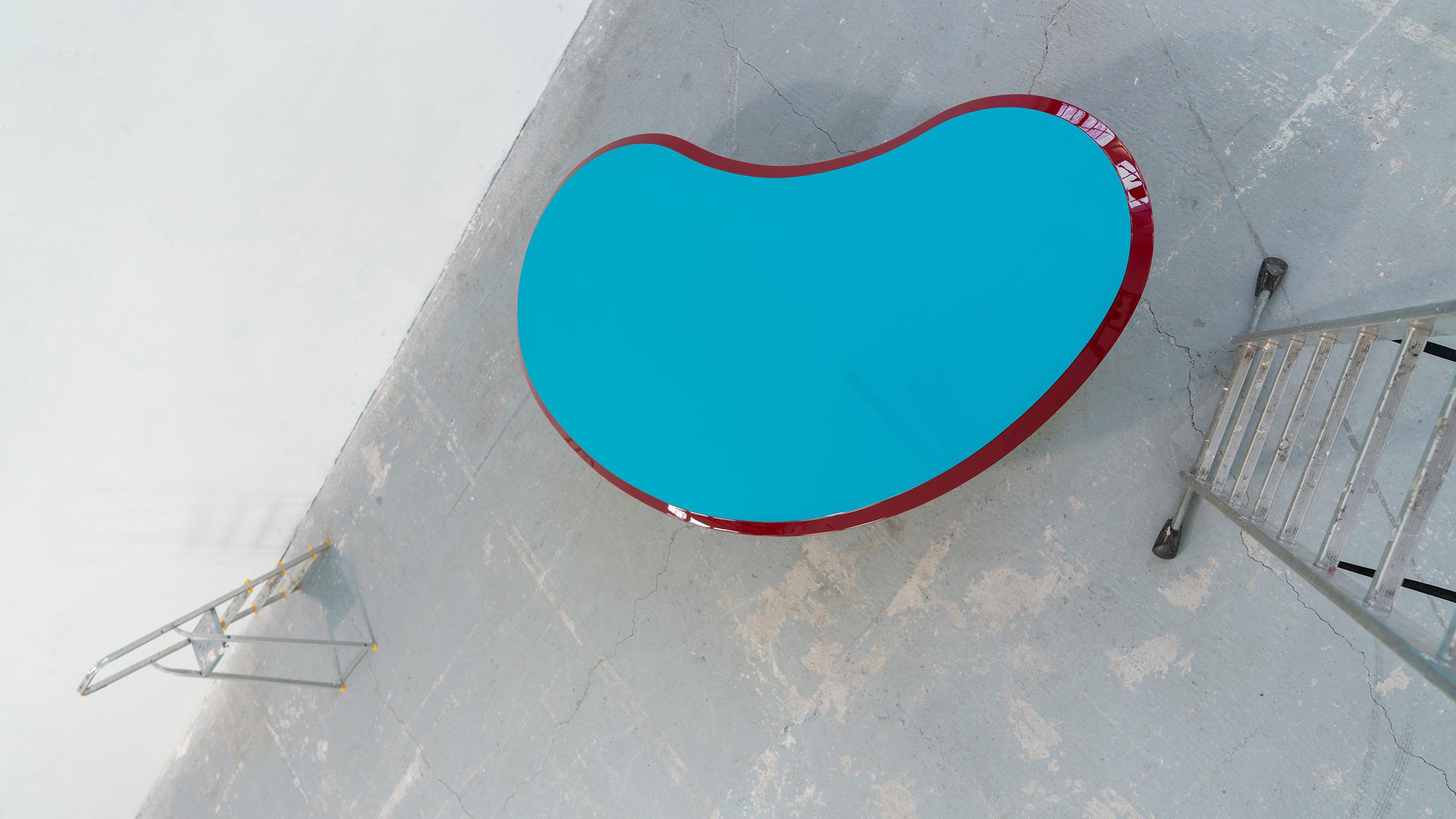 Arquitectonica 1984 Madonna Mesa Escritorio Memphis Milano Postmoderna Miami Sottsass en venta 11