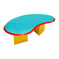 Table à manger Madonna de Memphis Milano Arquitectonica, 1984, emblématique et postmoderne Miami