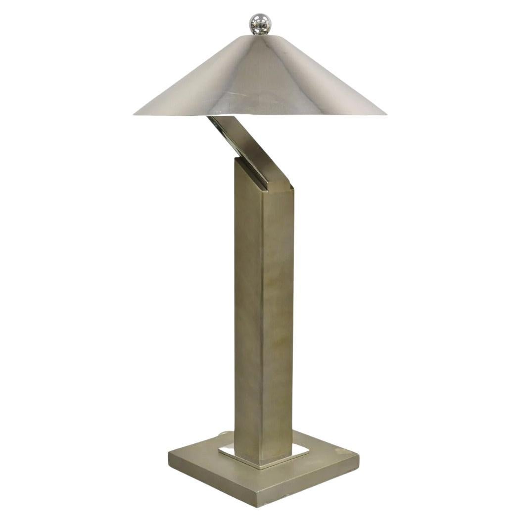 "Arquitectura" Skyscraper Steel Metal Table Lamp by Sergio Orozco for Brueton